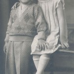 With brother, Al, as young children. (Photo Gallery I: The Early Years)
